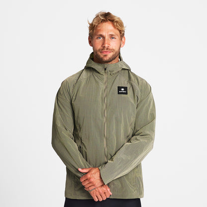 ランニングジャケット SM10014c802 Clean Pace Shield Jacket - Beige [メンズ]