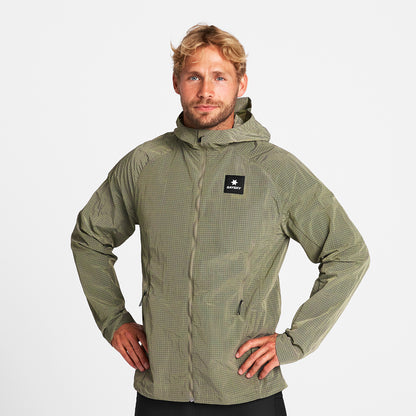 ランニングジャケット SM10014c802 Clean Pace Shield Jacket - Beige [メンズ]
