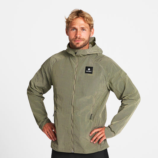 ランニングジャケット SM10014c802 Clean Pace Shield Jacket - Beige [メンズ]