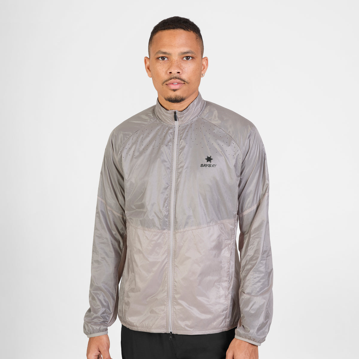 ランニングジャケット SM10017c103 Flow Thermo Jacket - Beige [メンズ]