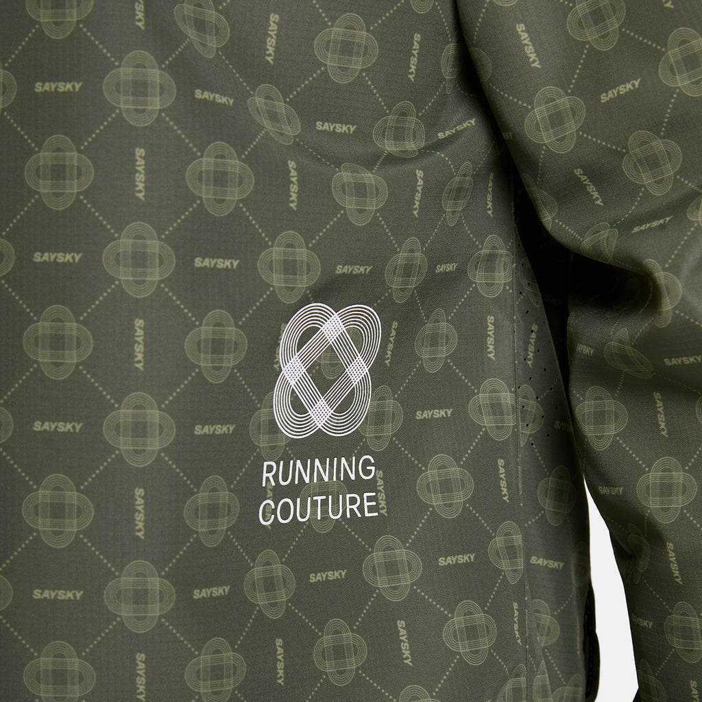 ランニングジャケット SM10020c1079 Couture Pace Jacket - Green Aop [メンズ]