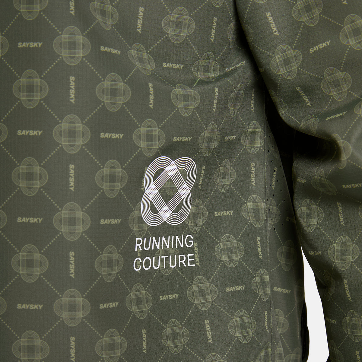 ランニングジャケット SM10020c1079 Couture Pace Jacket - Green Aop [メンズ]