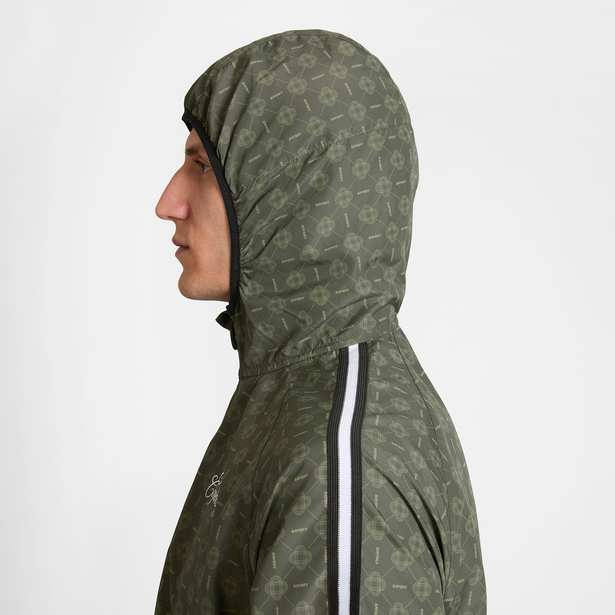 ランニングジャケット SM10020c1079 Couture Pace Jacket - Green Aop [メンズ]