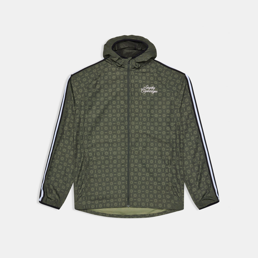 ランニングジャケット SM10020c1079 Couture Pace Jacket - Green Aop [メンズ]