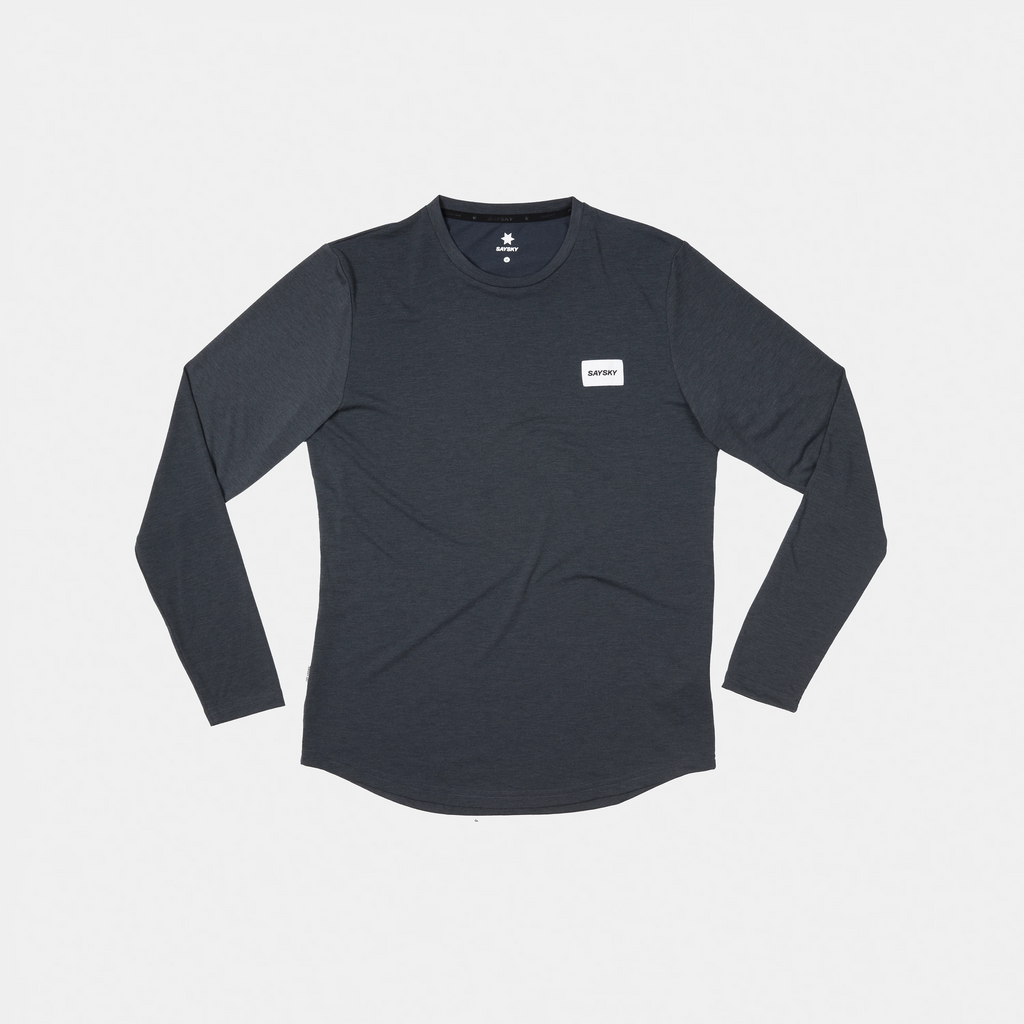 モーションTシャツ（ロングスリーブ） SM20001c6001 Clean Motion Long Sleeve - Grey [メンズ]