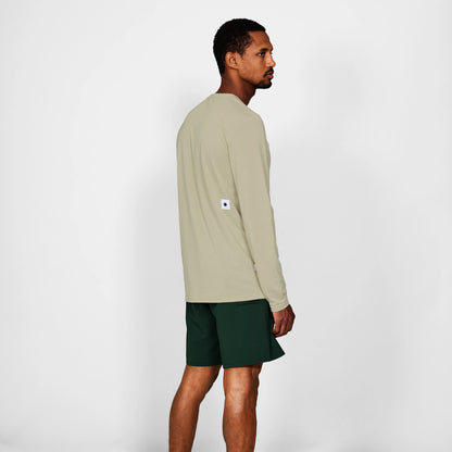 モーションTシャツ（ロングスリーブ） SM20001c801 Clean Motion Long Sleeve - Beige [メンズ]