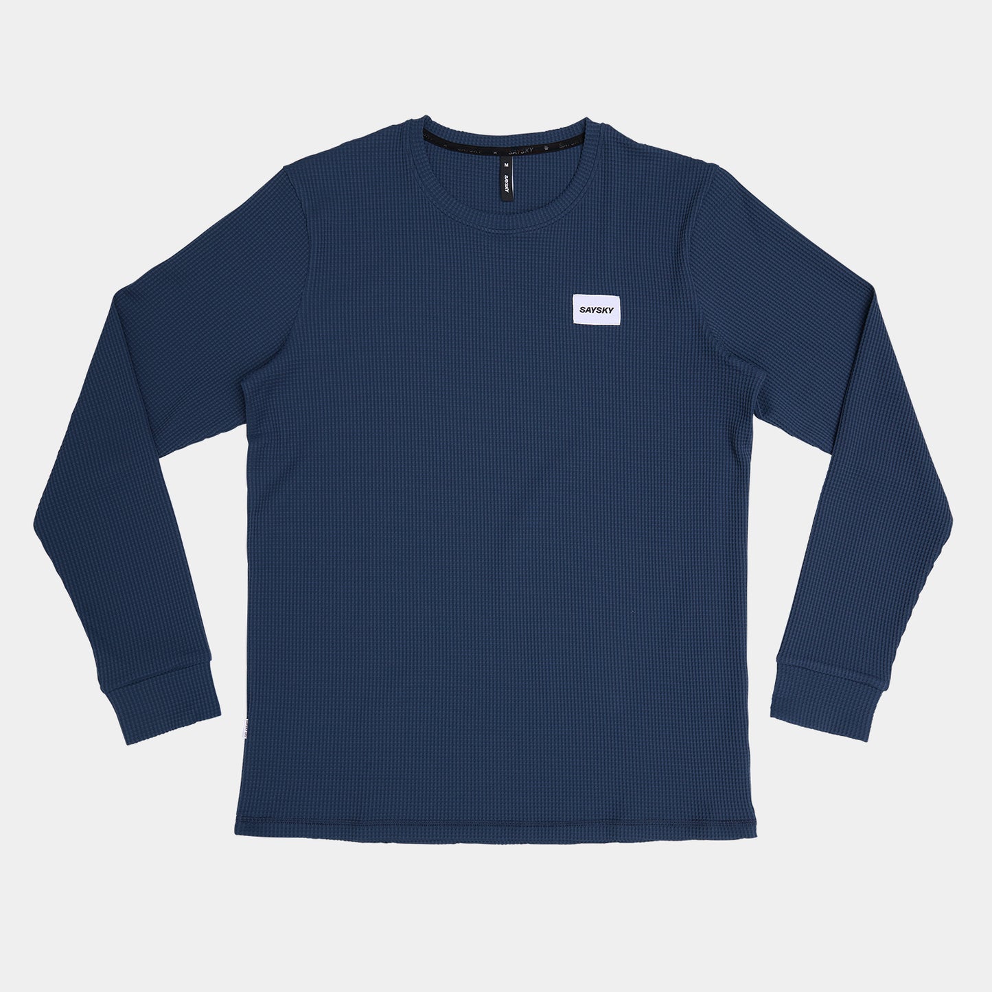 モーションワッフルロングスリーブ SM20002c222 Motion Waffle Long Sleeve - Blue [メンズ]