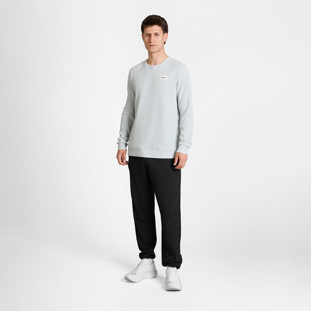 モーションTシャツ（ロングスリーブ） SM20002c610 Motion Waffle Long Sleeve - Grey [メンズ]