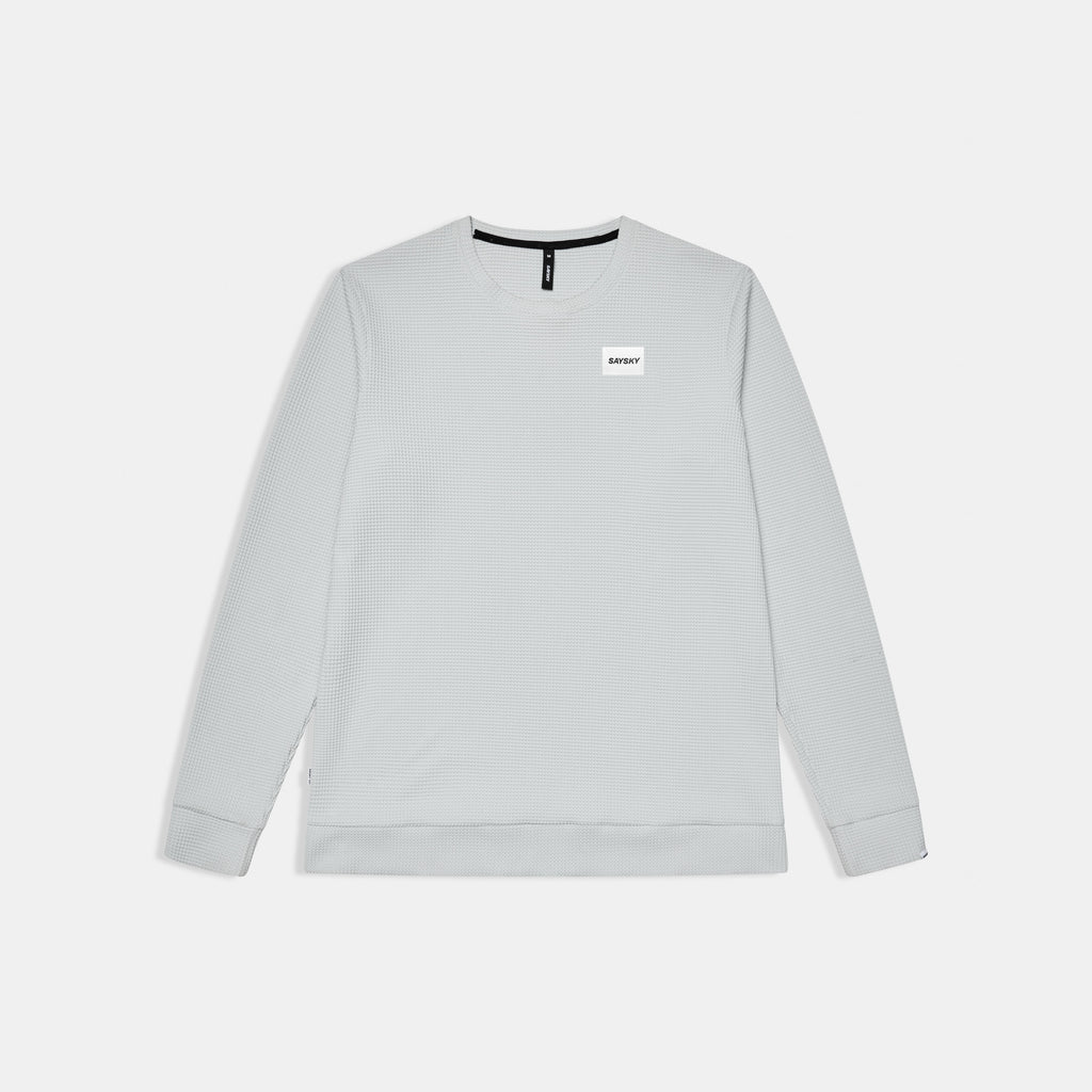 モーションTシャツ（ロングスリーブ） SM20002c610 Motion Waffle Long Sleeve - Grey [メンズ]