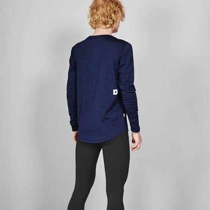 ランニングTシャツ（ロングスリーブ） SM20004c2001 Clean Pace Long Sleeve - Blue [メンズ]