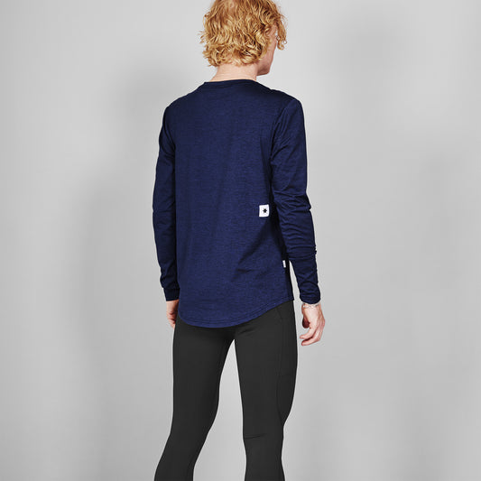 ランニングTシャツ（ロングスリーブ） SM20004c2001 Clean Pace Long Sleeve - Blue [メンズ]