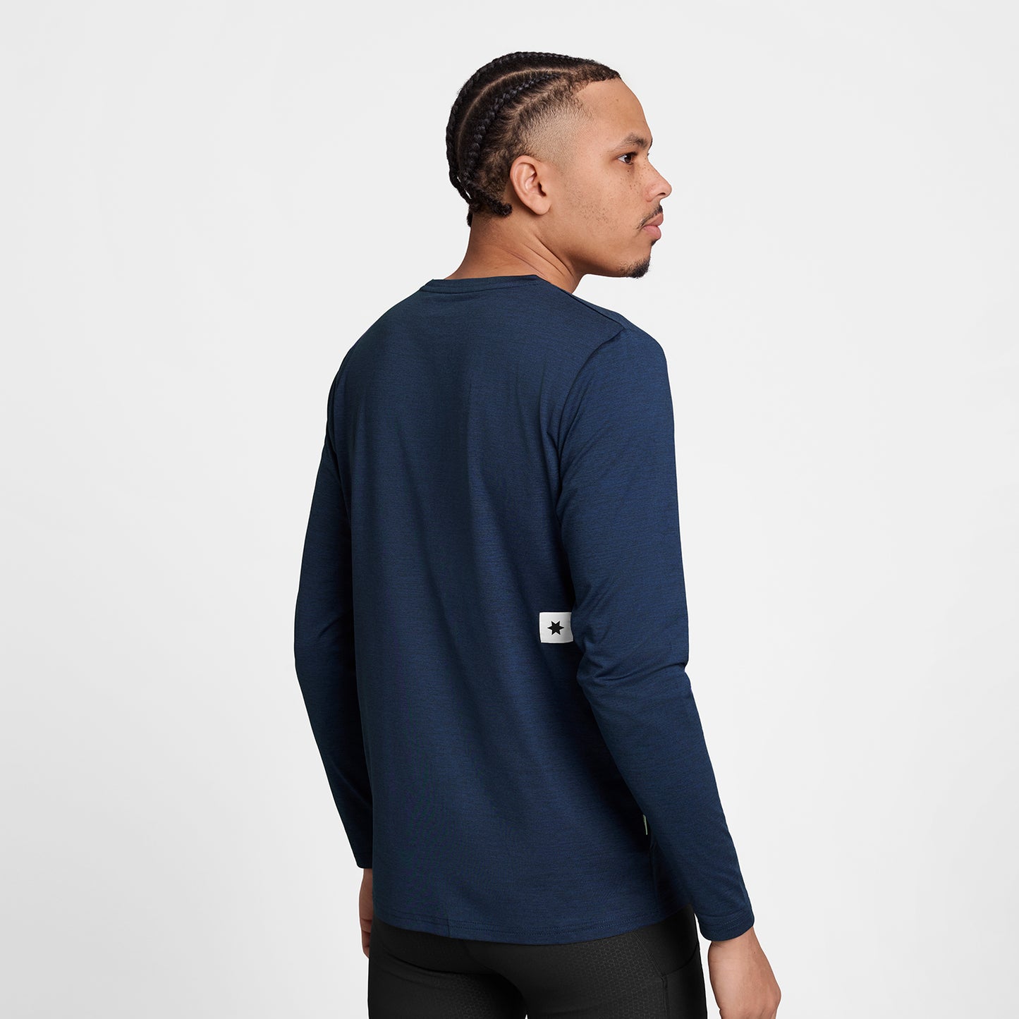 ランニングTシャツ（ロングスリーブ） SM20004c2001 Clean Pace Long Sleeve - Blue [メンズ]