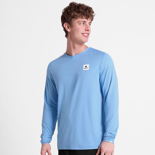 ランニングTシャツ（ロングスリーブ） SM20004c2019 Clean Pace Long Sleeve - Blue [メンズ]