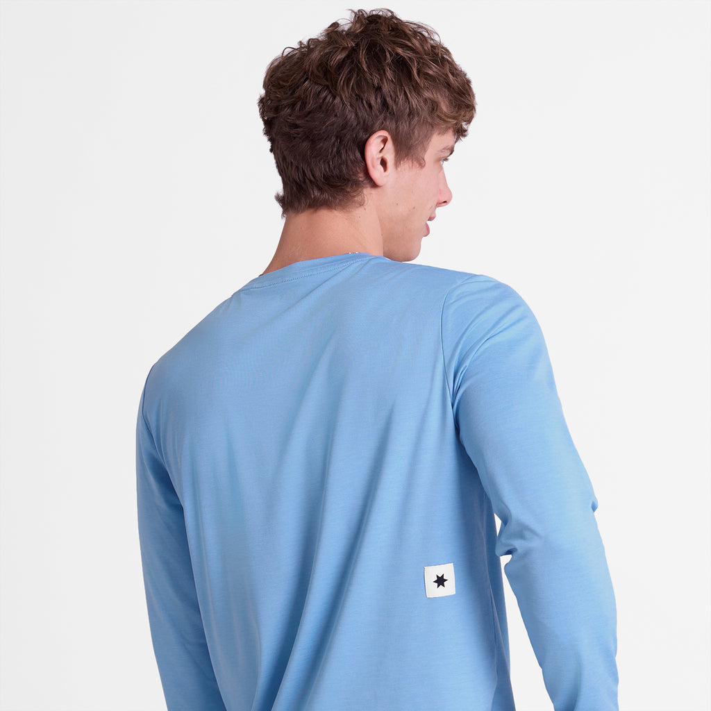 ランニングTシャツ（ロングスリーブ） SM20004c2019 Clean Pace Long Sleeve - Blue [メンズ]