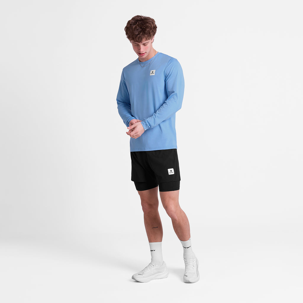ランニングTシャツ（ロングスリーブ） SM20004c2019 Clean Pace Long Sleeve - Blue [メンズ]