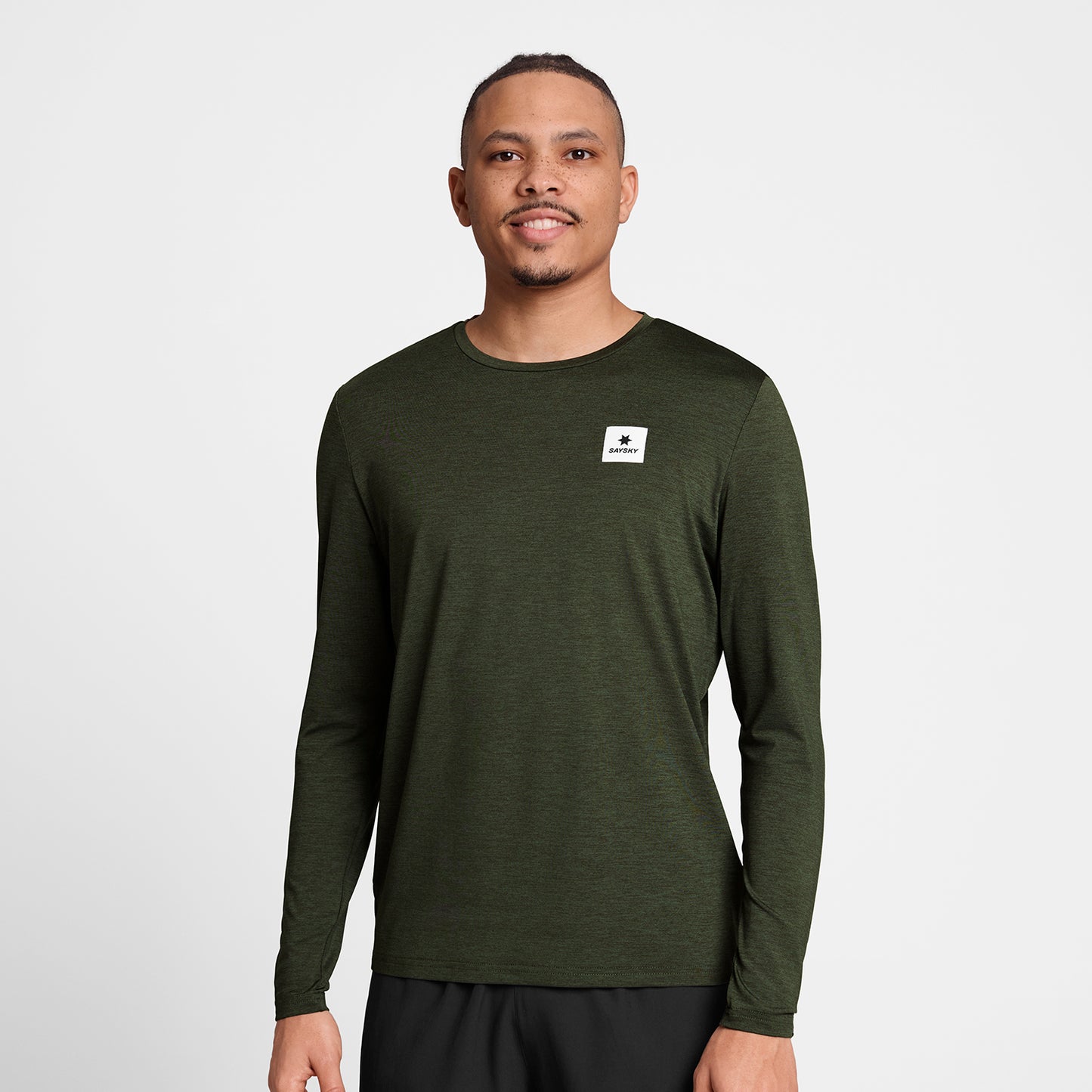 ランニングTシャツ（ロングスリーブ） SM20004c3001 Classic Pace Long Sleeve - Green [メンズ]