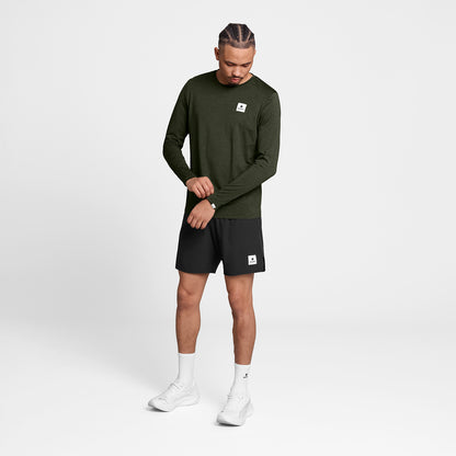 ランニングTシャツ（ロングスリーブ） SM20004c3001 Classic Pace Long Sleeve - Green [メンズ]