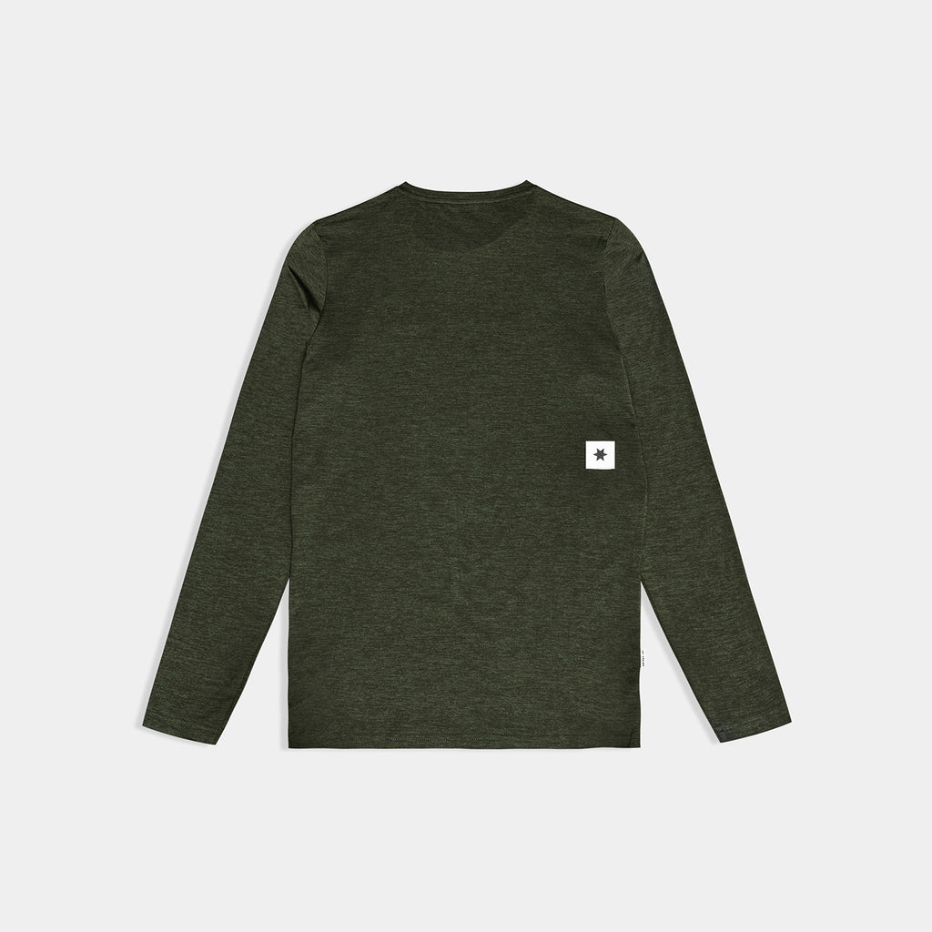 ランニングTシャツ（ロングスリーブ） SM20004c3001 Classic Pace Long Sleeve - Green [メンズ]