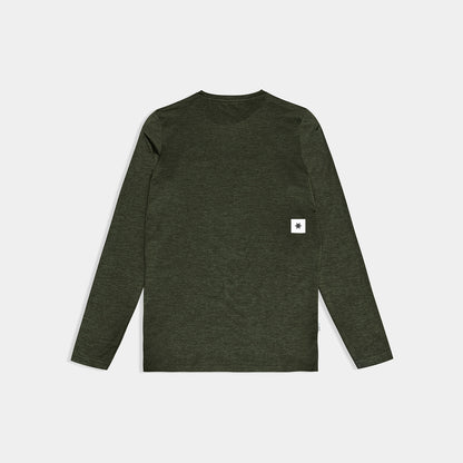ランニングTシャツ（ロングスリーブ） SM20004c3001 Classic Pace Long Sleeve - Green [メンズ]