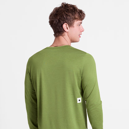 ランニングTシャツ（ロングスリーブ） SM20004c3011 Clean Pace Long Sleeve - Green [メンズ]