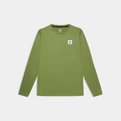 ランニングTシャツ（ロングスリーブ） SM20004c3011 Clean Pace Long Sleeve - Green [メンズ]