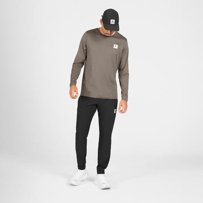 ランニングTシャツ（ロングスリーブ） SM20004c8005 Clean Pace Long Sleeve - Taupe [メンズ]