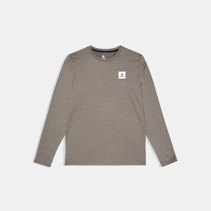 ランニングTシャツ（ロングスリーブ） SM20004c8005 Clean Pace Long Sleeve - Taupe [メンズ]