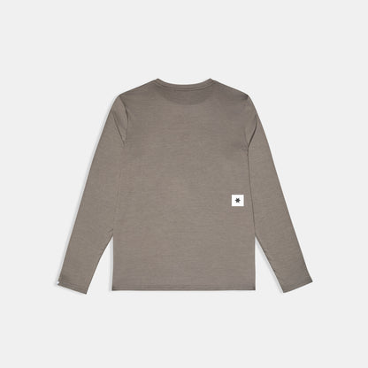 ランニングTシャツ（ロングスリーブ） SM20004c8005 Clean Pace Long Sleeve - Taupe [メンズ]