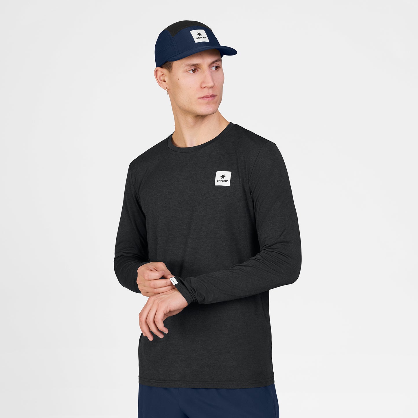 ランニングTシャツ（ロングスリーブ） SM20004c9001 Clean Pace Long Sleeve - Black [メンズ]