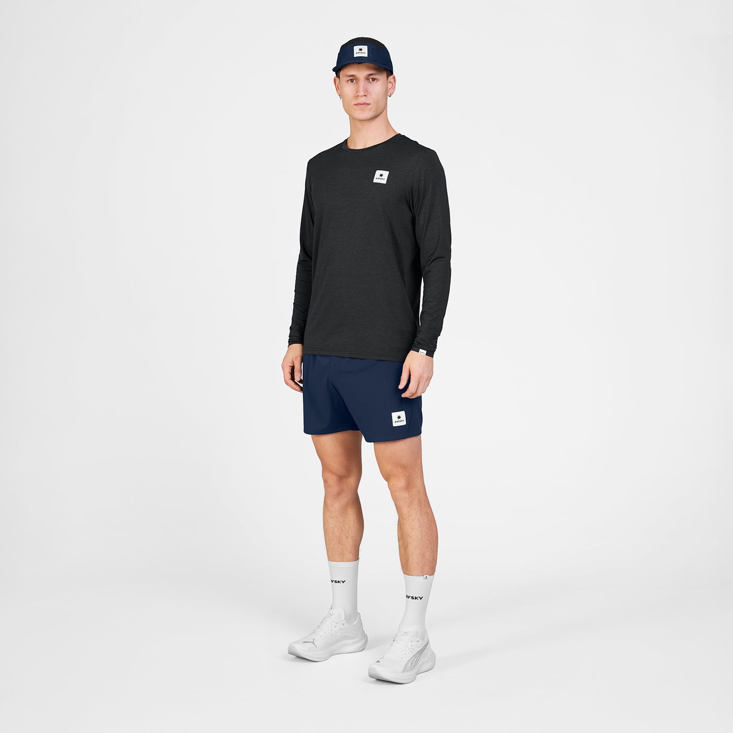 ランニングTシャツ（ロングスリーブ） SM20004c9001 Clean Pace Long Sleeve - Black [メンズ]