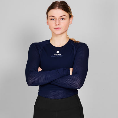 ベースレイヤー SM20005c201 Mesh Base Layer Longsleeve - Blue [メンズ]