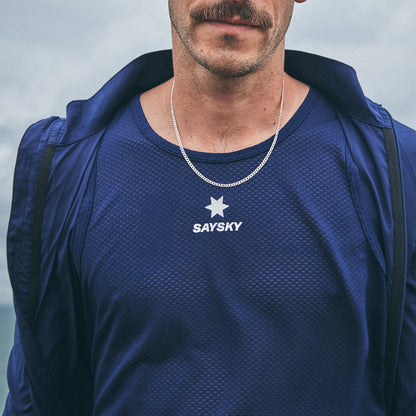 ベースレイヤー SM20005c201 Mesh Base Layer Longsleeve - Blue [メンズ]
