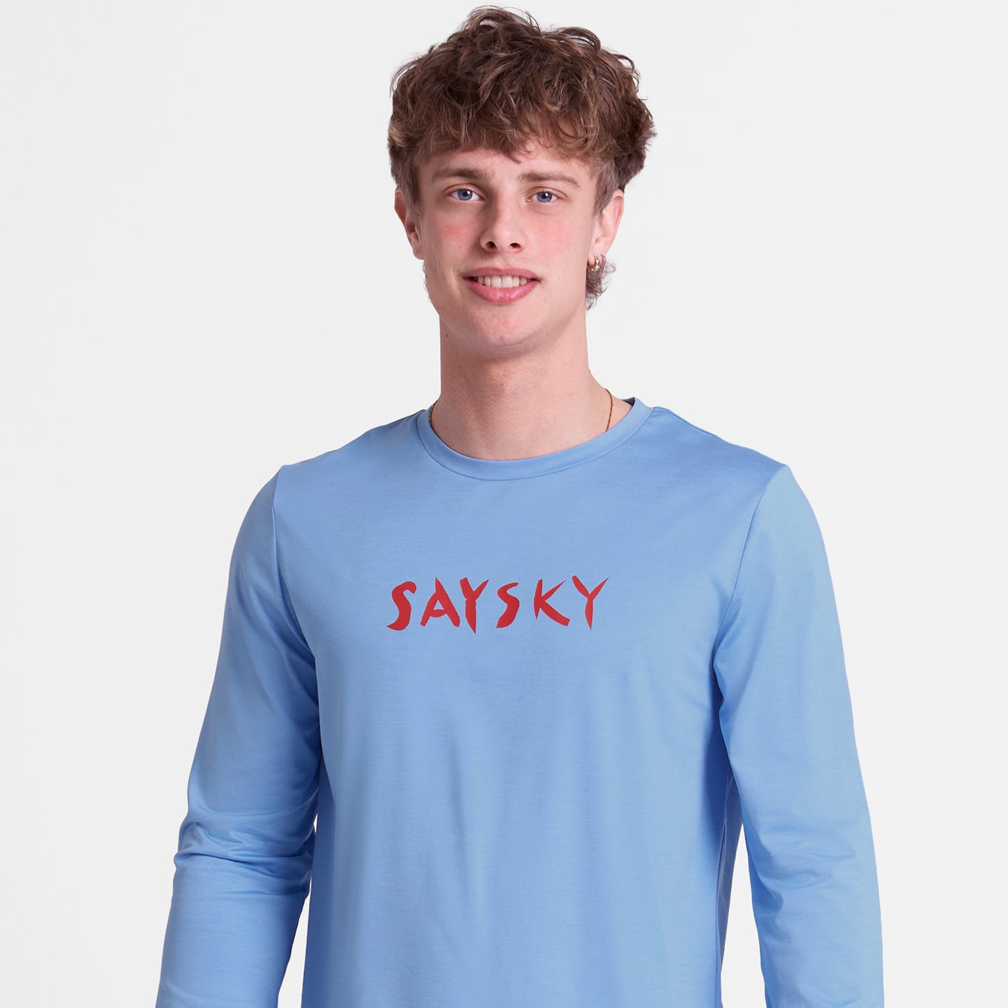 ランニングTシャツ（ロングスリーブ） SM20006c2019 Tiger Pace Long Sleeve - Blue [メンズ]