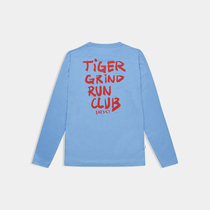 ランニングTシャツ（ロングスリーブ） SM20006c2019 Tiger Pace Long Sleeve - Blue [メンズ]