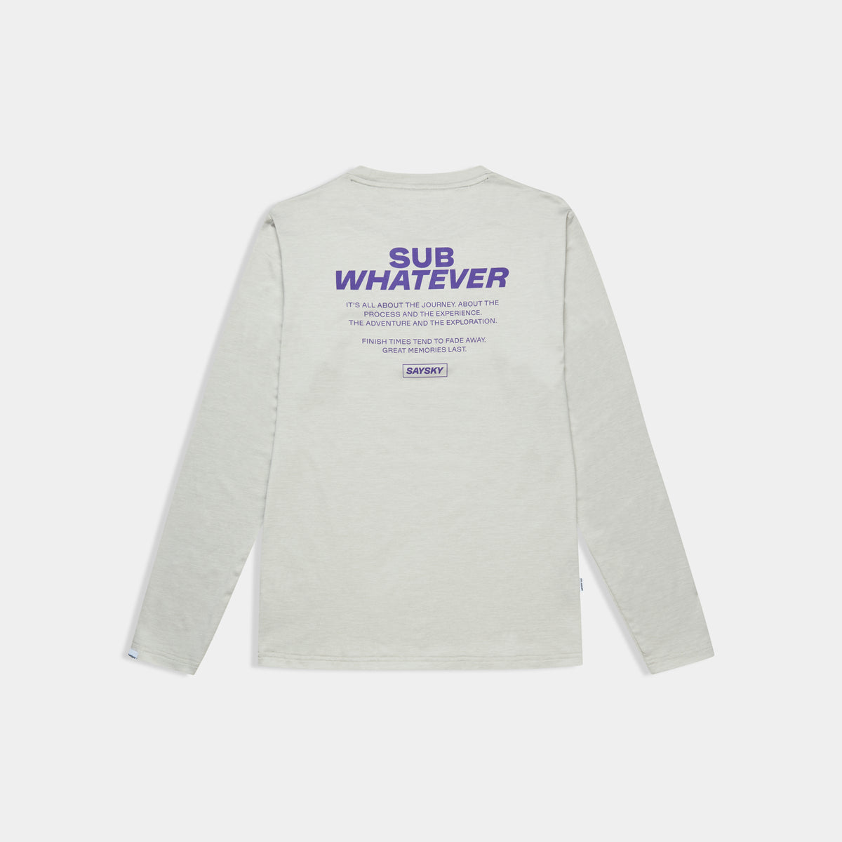 ランニングTシャツ（ロングスリーブ） SM20007c6008 Statement Pace Long Sleeve - Grey [メンズ]