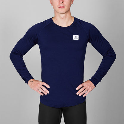 ランニングTシャツ（ロングスリーブ） SM20008c201 Merino Base 165 Long Sleeve - Blue [メンズ]