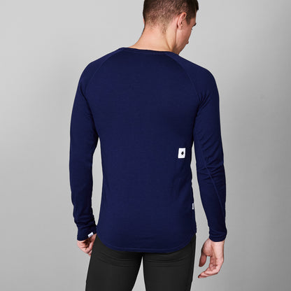 ランニングTシャツ（ロングスリーブ） SM20008c201 Merino Base 165 Long Sleeve - Blue [メンズ]