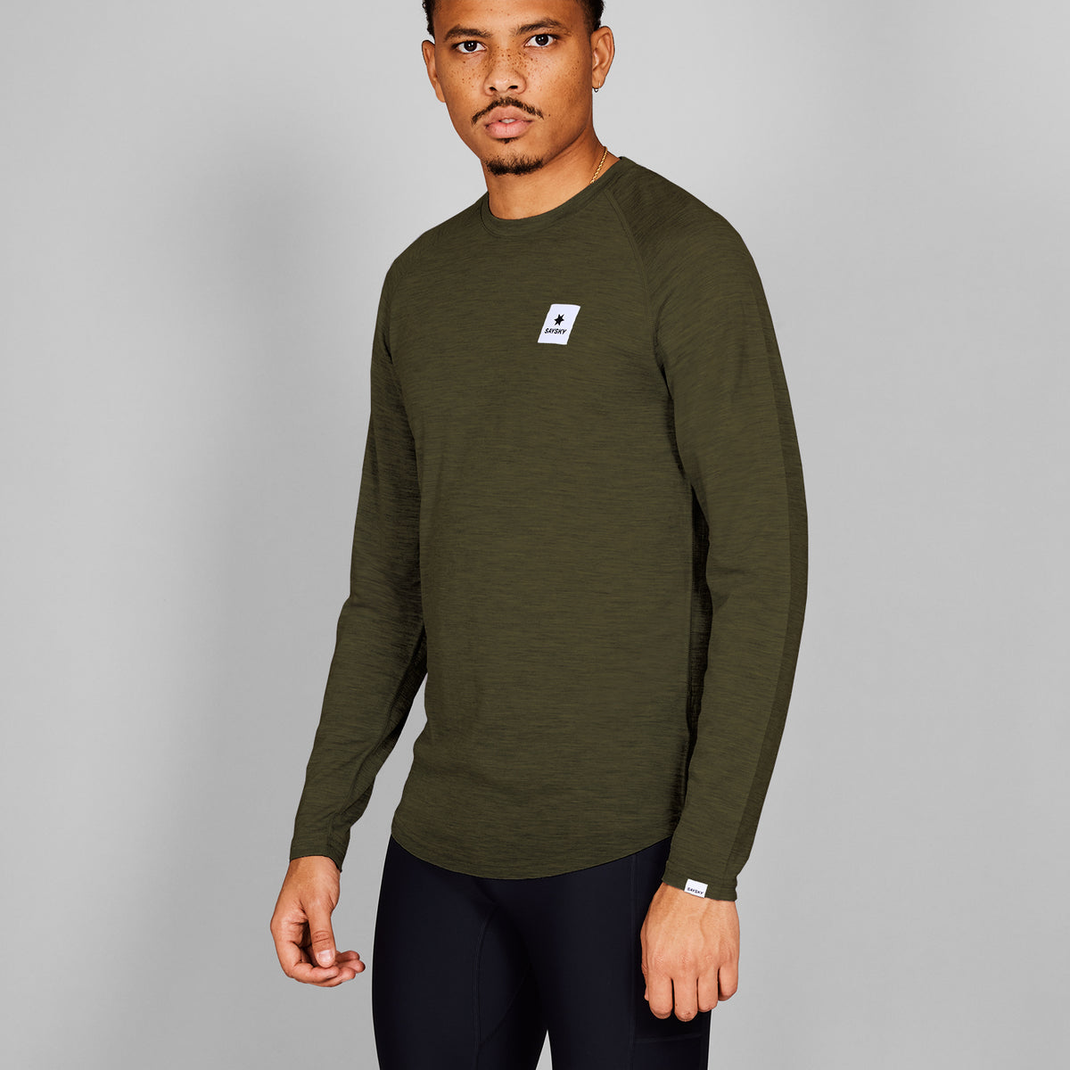 ランニングTシャツ（ロングスリーブ） SM20008c3001 Merino Base 165 Long Sleeve - Green [メンズ]