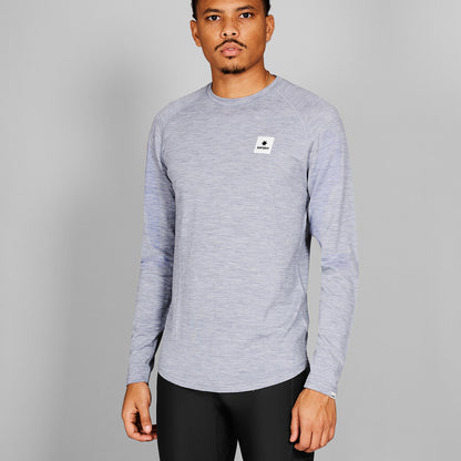 ランニングTシャツ（ロングスリーブ） SM20008c6004 Merino Base 165 Long Sleeve - Grey [メンズ]