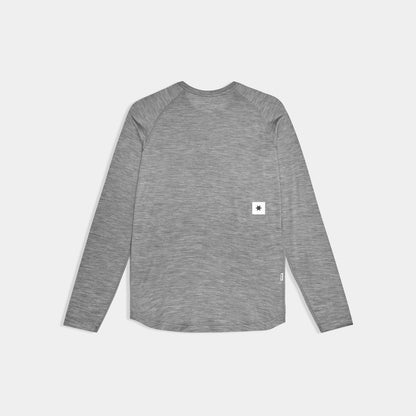 ランニングTシャツ（ロングスリーブ） SM20008c6004 Merino Base 165 Long Sleeve - Grey [メンズ]
