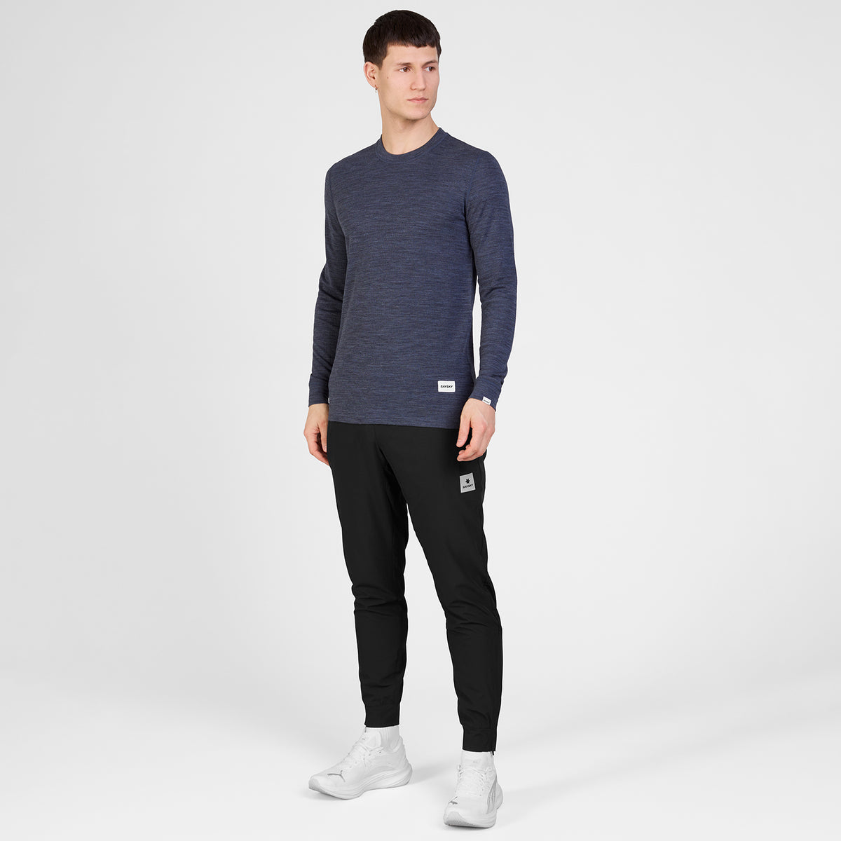 ランニングTシャツ（ロングスリーブ） SM20009c2016 Blaze Merino 195 Long Sleeve - Blue [メンズ]