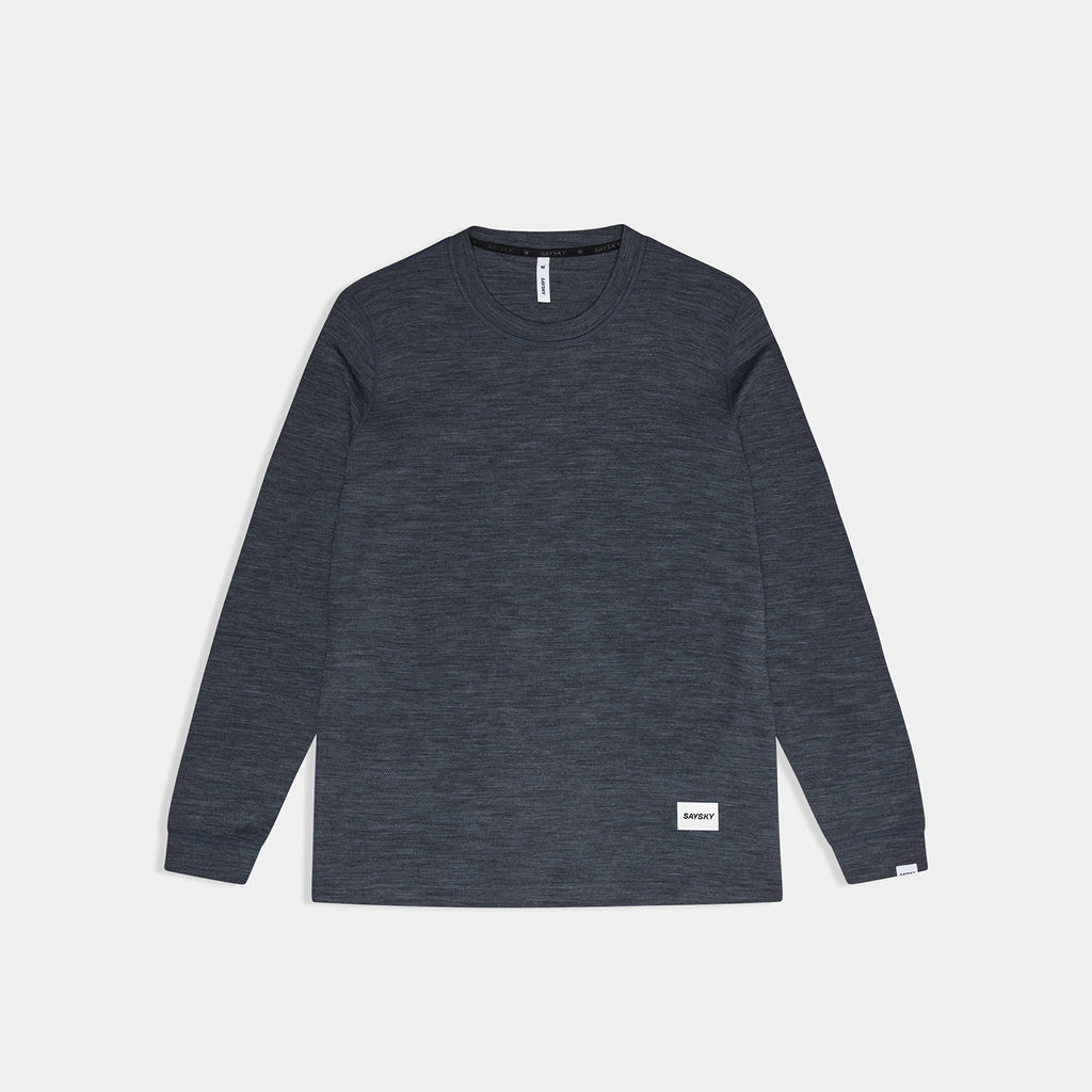ランニングTシャツ（ロングスリーブ） SM20009c2016 Blaze Merino 195 Long Sleeve - Blue [メンズ]