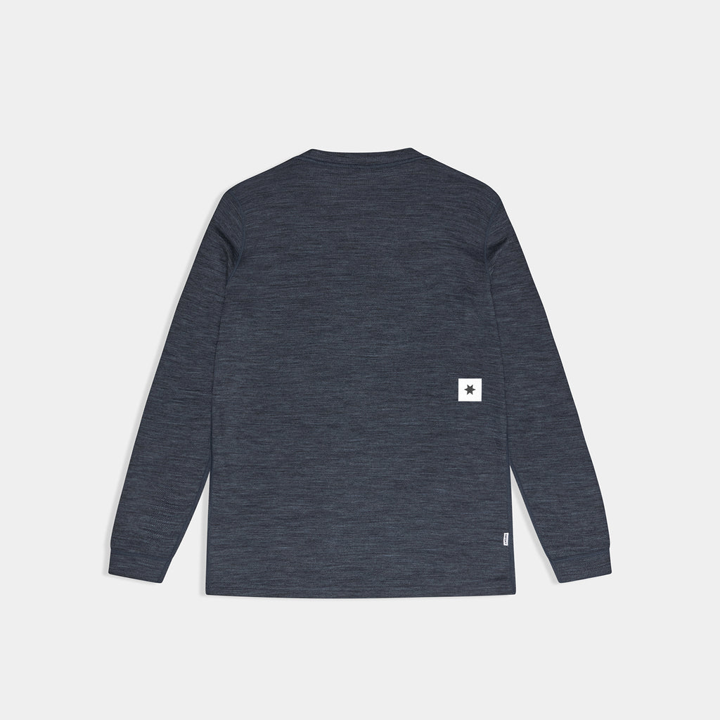 ランニングTシャツ（ロングスリーブ） SM20009c2016 Blaze Merino 195 Long Sleeve - Blue [メンズ]