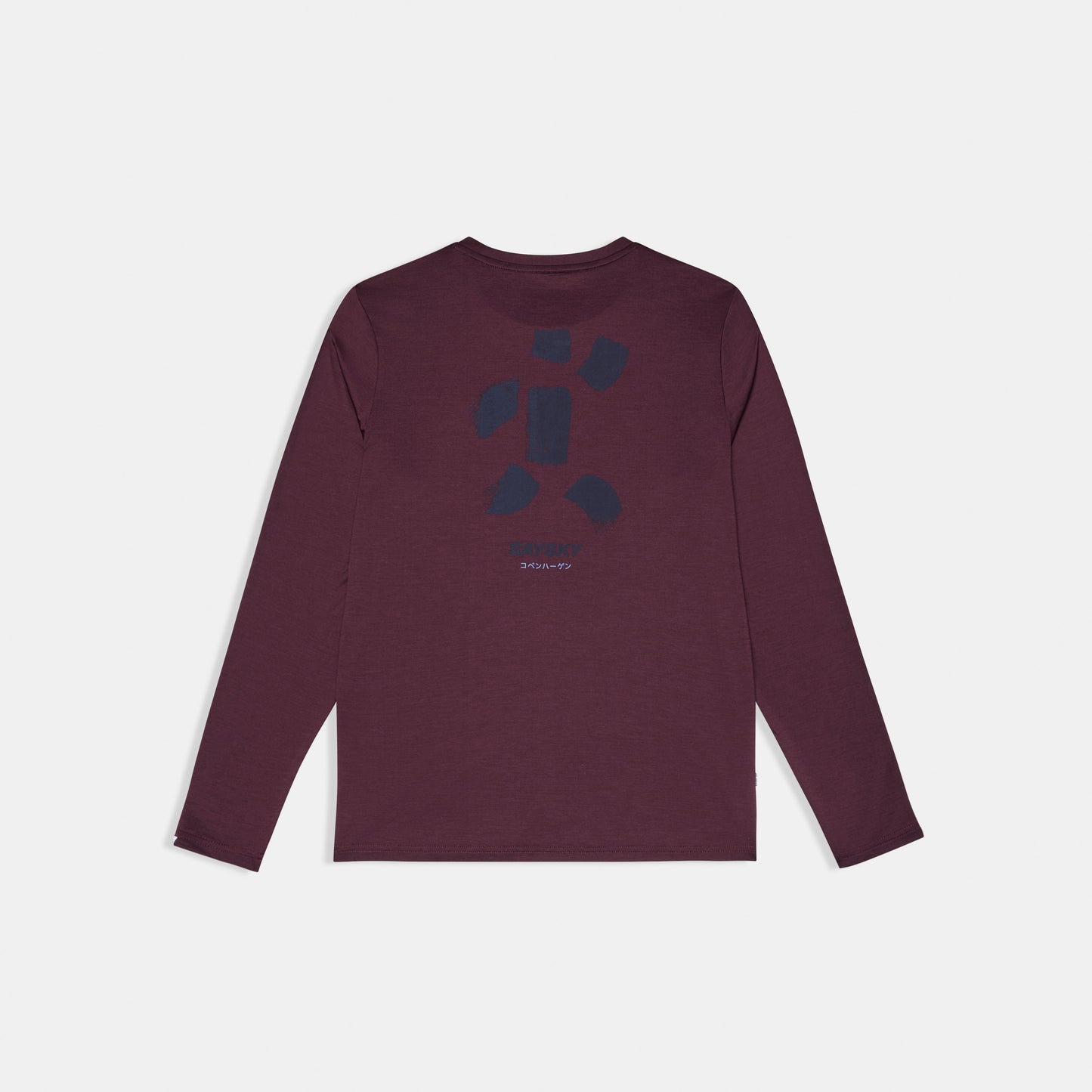 ランニングTシャツ（ロングスリーブ） SM20010c5011 Statement Pace Long Sleeve - Burgundy [メンズ]
