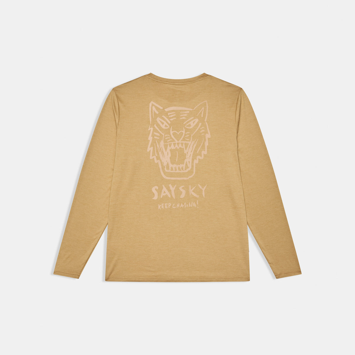ランニングTシャツ（ロングスリーブ） SM20011c4010 Tiger Pace Long Sleeve - Beige [メンズ]