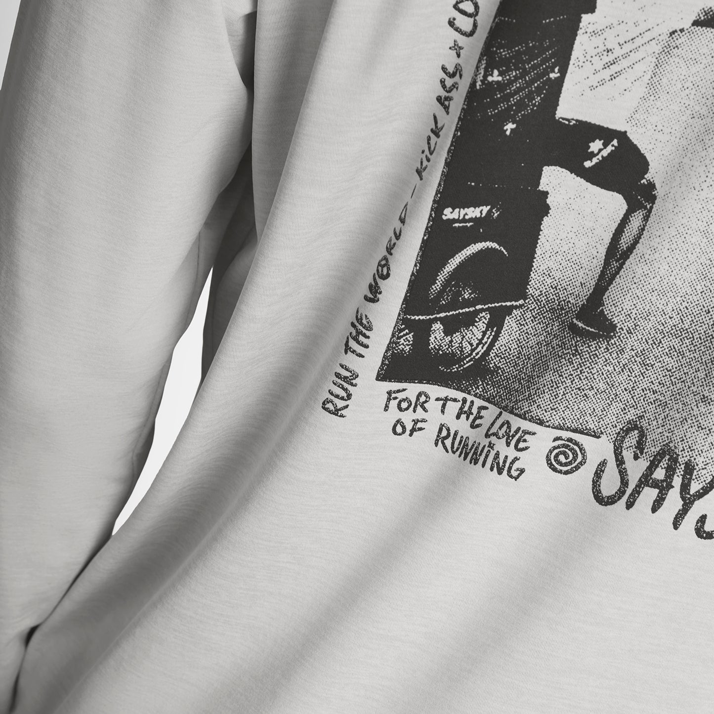 ランニングTシャツ（ロングスリーブ） SM20012c6008 Statement Pace Long Sleeve - Grey [メンズ]