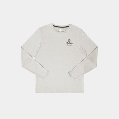 ランニングTシャツ（ロングスリーブ） SM20012c6008 Statement Pace Long Sleeve - Grey [メンズ]