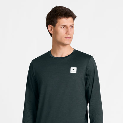 ランニングTシャツ（ロングスリーブ） SM20012c9001 Statement Pace Long Sleeve - Black [メンズ]