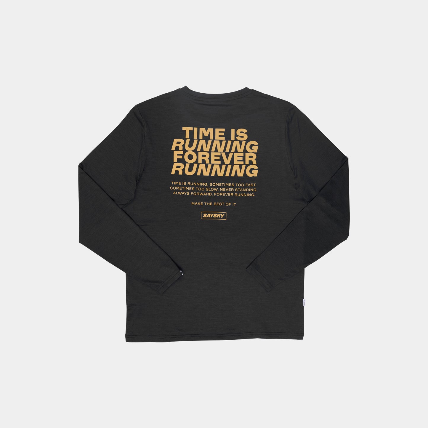 ランニングTシャツ（ロングスリーブ） SM20012c9001 Statement Pace Long Sleeve - Black [メンズ]
