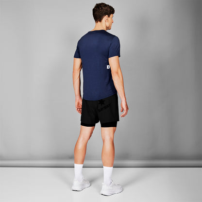 ランニングTシャツ SM25002c2001 Clean Pace T-shirt - Blue [メンズ]